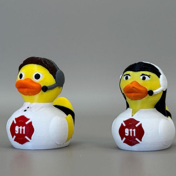 911 Dispatcher Duck: First Responder Gift, Cruise Duck