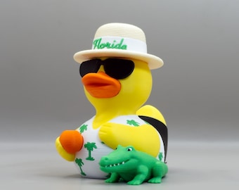 Florida Duck: Cruise Duck, Sunshine State, 3D Printed
