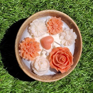 summer flower scented candles