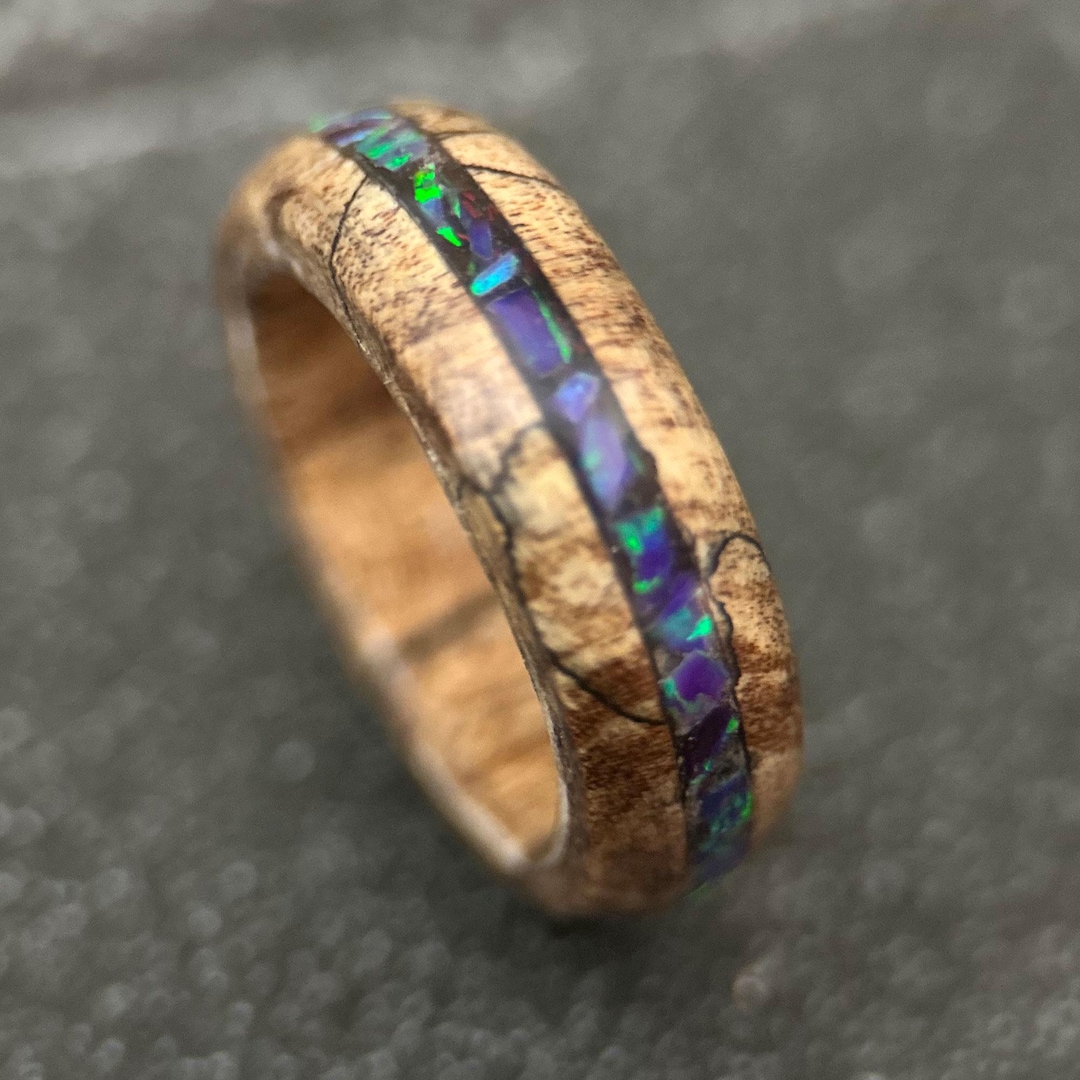 Maple Wood Ring - Etsy
