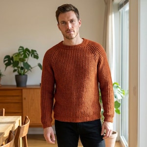 Stickmönster för halv fiskarribsmönstrad tröja i PDF-format