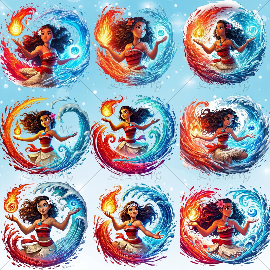 Moana 3D Svg Bundle, Moana 2 Bundle, Magical Kingdom Png, Moana 3D ...
