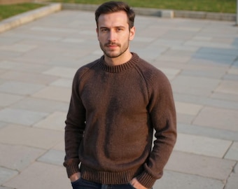 Unisex Raglan Sweater Knitting Pattern PDF, Beginner Friendly Classic Knit