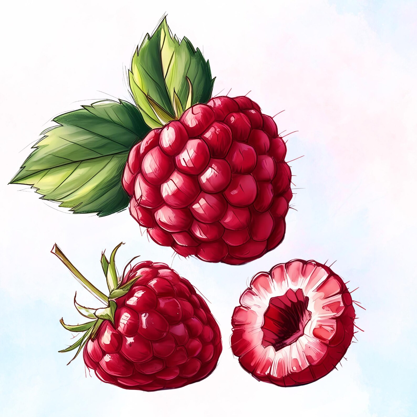 72 Watercolor Fruit PNG Bundle, High-resolution Fruits Clipart, Digital ...