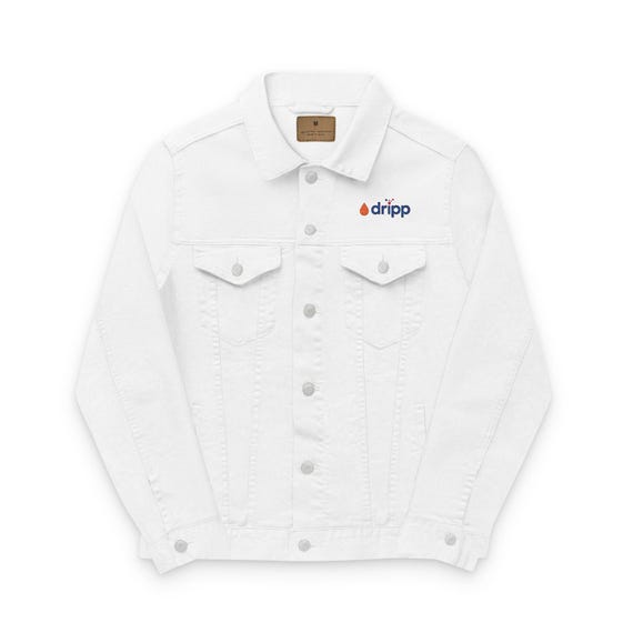 Trendy Embroidered Unisex Denim Jacket, Streetwear Style, Gift for Fashion Lovers, Summer Outerwear, Casual Jacket