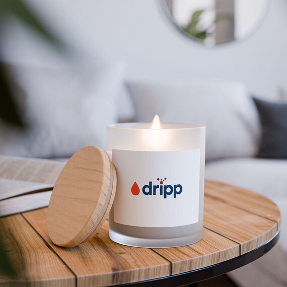Soy Wax Dripp Candle, Cozy Home Decor, Relaxing Atmosphere, Gift for Her, Spa Day Essentials, Eco-Friendly Candle