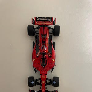 Wall mount for Lego Technic F1 Ferrari SF-24 42207, downward orientation, ideal gift for Lego lovers