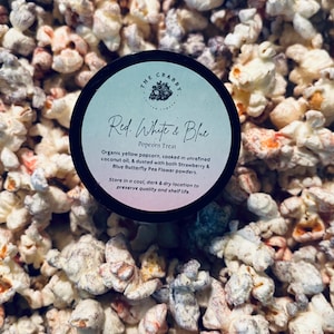 Red, White & Blue Popcorn Treat | Hermit Crab Treats | Popcorn