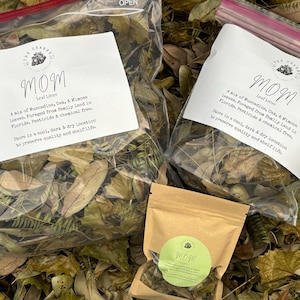 Hermit Crab Leaf Litter: Natural Foraging Mix - Muscadine, Oak, Mimosa