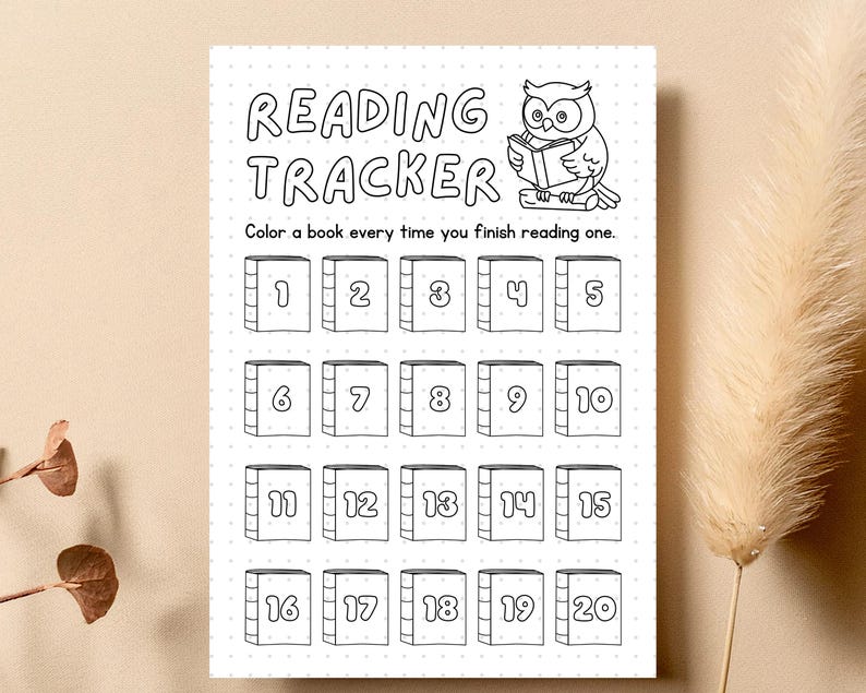 Bookshelf Reading Tracker - PRINTABLE Journal Page - Reading Log - Book ...