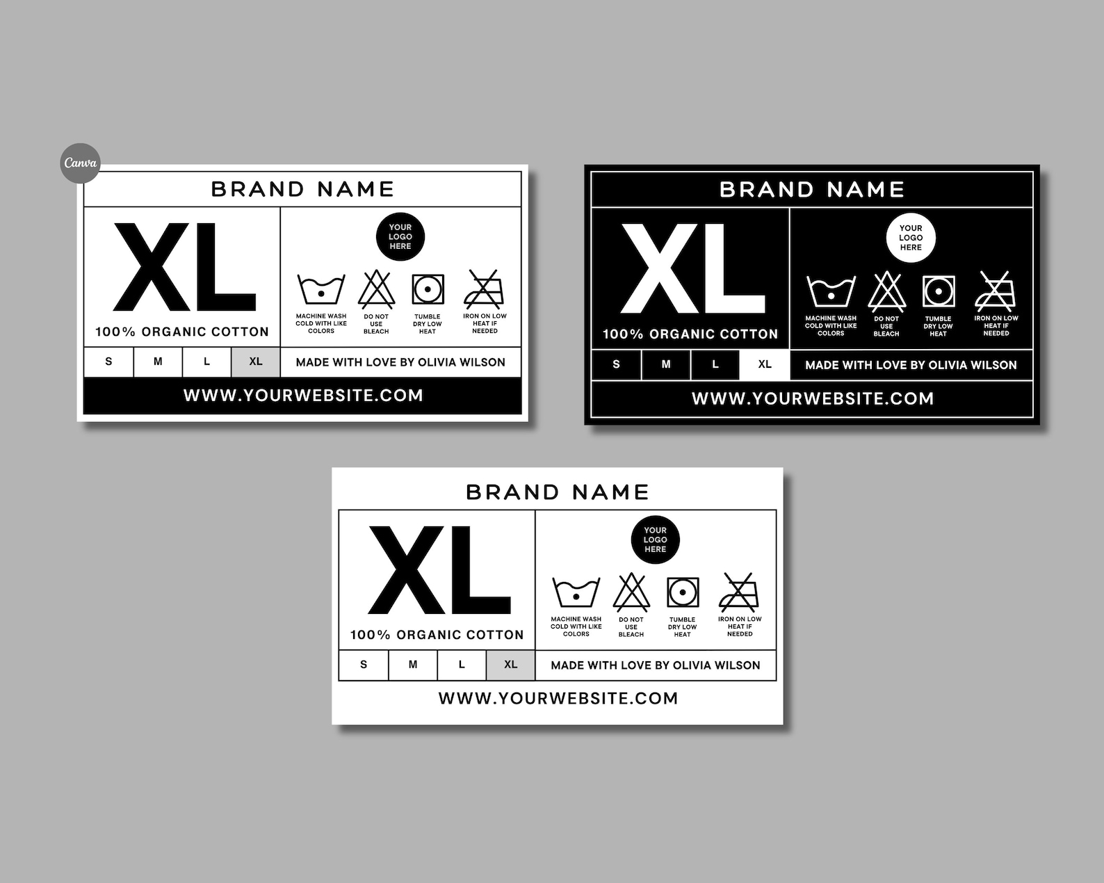 Neck Label Stickers Neck Label Template, Custom Tagless Label, Neck Labels, Custom Clothing ...