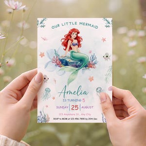ariel welcome sign, ariel invitation, ariel milestone sign, mermaid chip bag, ariel party sign, disney mermaid ariel, little mermaid ariel, mermaid invitation, mermaid welcome sign, mermaid birthday, mermaid bottle label, mermaid gift tag, the little mermaid