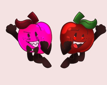 Apple Inanimate Insanity 2in Keychain
