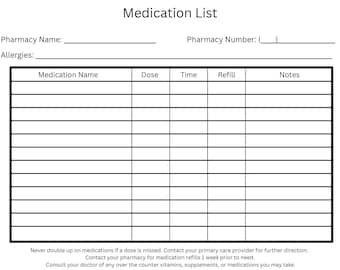 Medikations-Tracker (PDF)