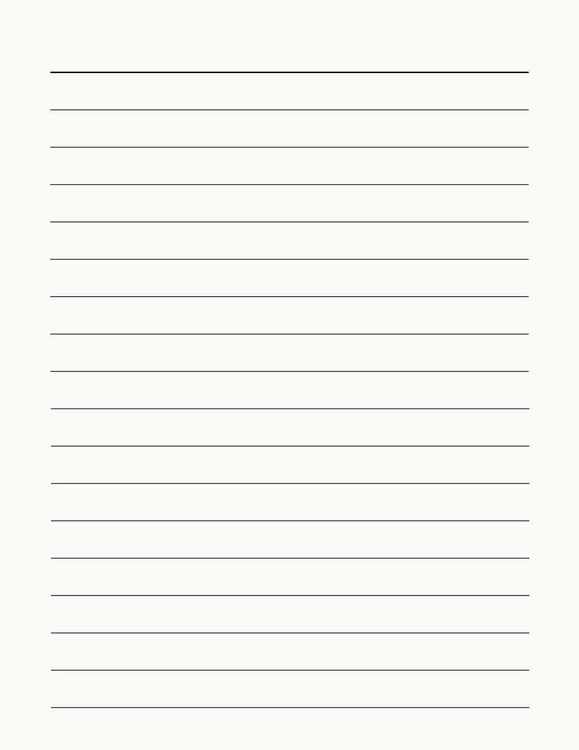 Printable Lined Paper: Blank Note Pages (PDF or PNG) - Etsy