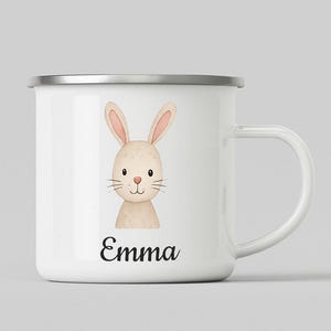 Personalisierte Tier Emaillebecher, Baby Geschenk, Emaillebecher für Kinder, Kinderbecher, Becher für Kinder, Individuell, 1.Geburtstagsgeschenk, Feiern