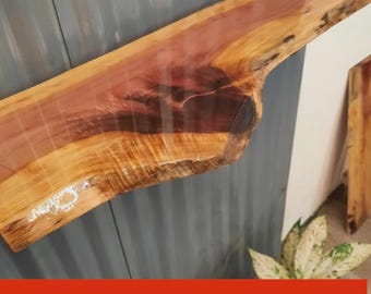 THIS listing is for ADAM / (2) 43.25 x 8 x 1 / Wall Decor / Red Cedar / Satin Finished