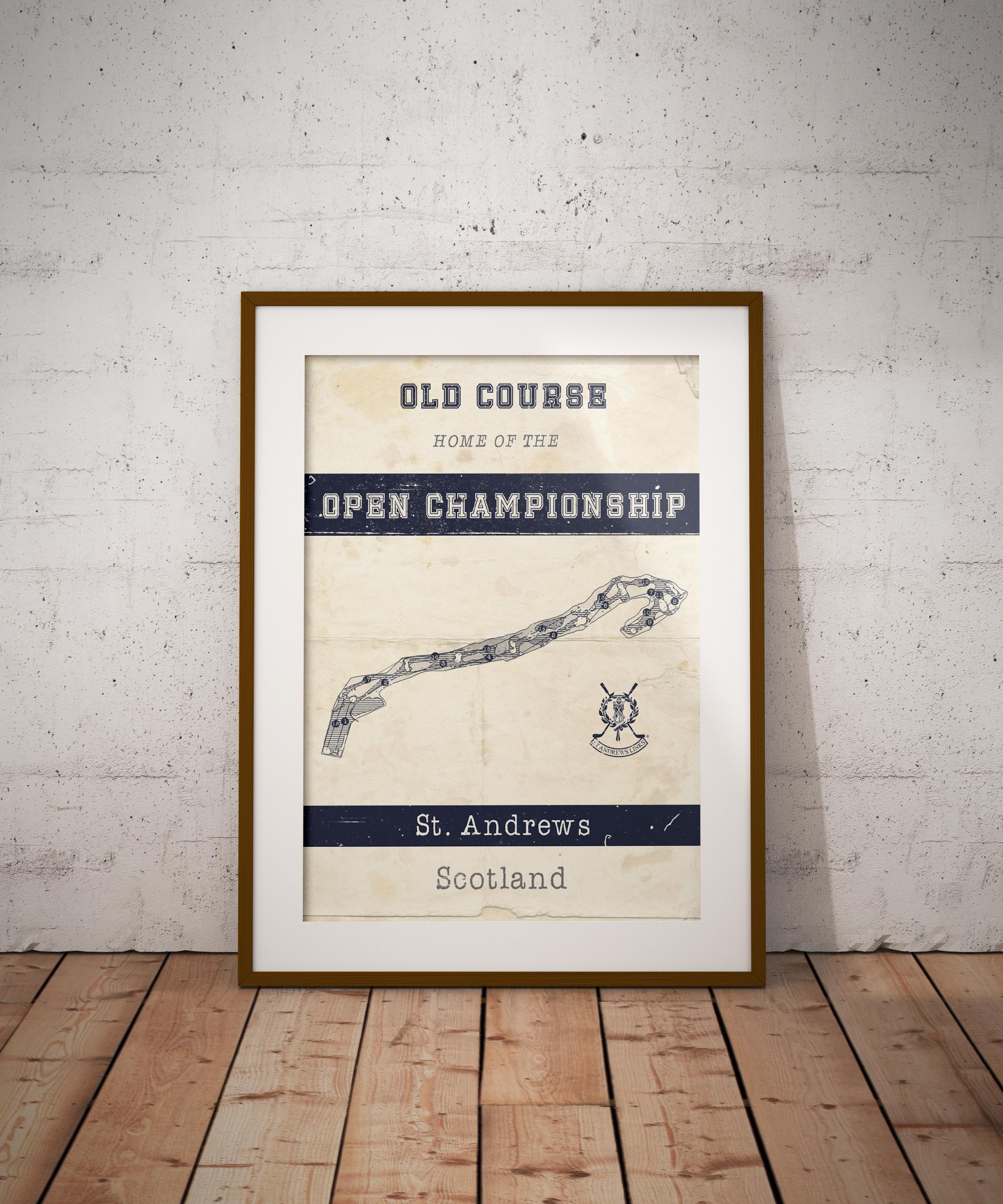 セントアンドリュース ゴルフコース　ポスター il_fullxfull.3526887195_n0mp.jpg