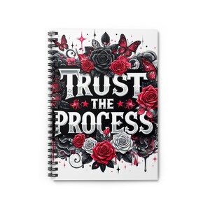 Inspirational Spiral Notebook - &quot;Trust the Process&quot; | Motivational Journal for Goal-Setting & Self-Reflection, Unique Gift Idea