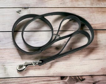 Biothane Double Handle Dog Lead: Waterproof Control Leash