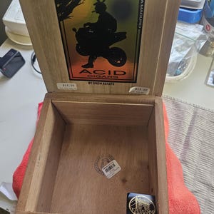 Empty cigar box