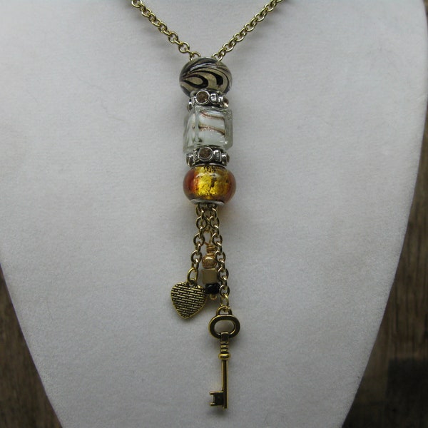 Pandora Long Necklace Etsy