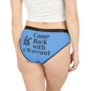 Cheeky Women&#39;s Underwear, Funny Print Panties, Unique Gift for Her, Playful Lingerie, Humorous Underwear Design, Girlfriend Wife