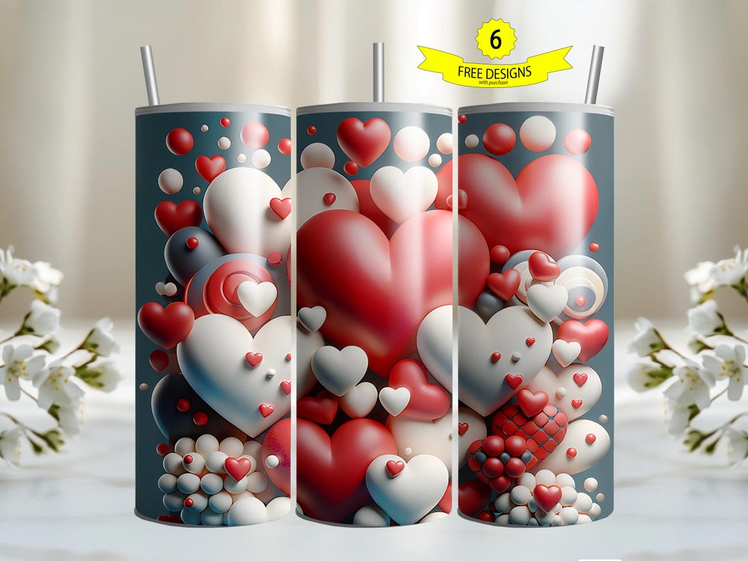 Inflable corazon flores para vaso