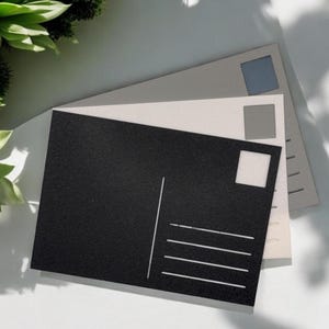 Postkarten Schablone , Biologisch abbaubare Schablone für Postkarten, 3d gedruckt, DIN A6 (148 x 105 mm)