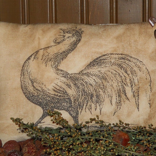 Rooster Tuck Pillow