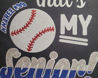 That’s My Senior Glitter Tshirt