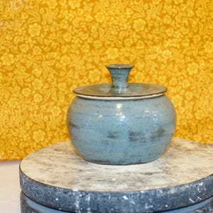 ceramic jar with lid