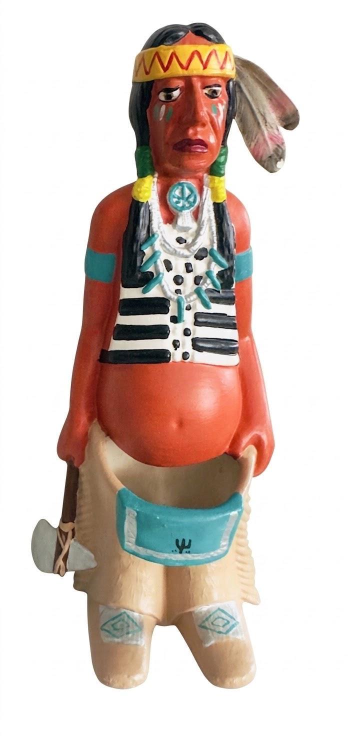 Indian Chief Figurine - Etsy