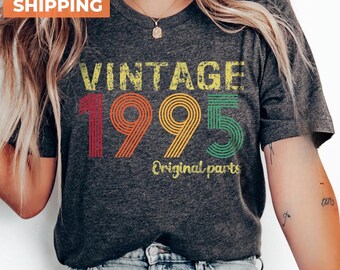Vintage 1995 31th Birthday Shirt, Original Parts Tee