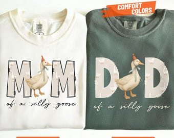 One Silly Goose 1st Birthday Matching Family Shirt, Goose Birthday First Birthday, Mama Goose Shirt, Custom Goose Shirt, Silly Goose Shirt