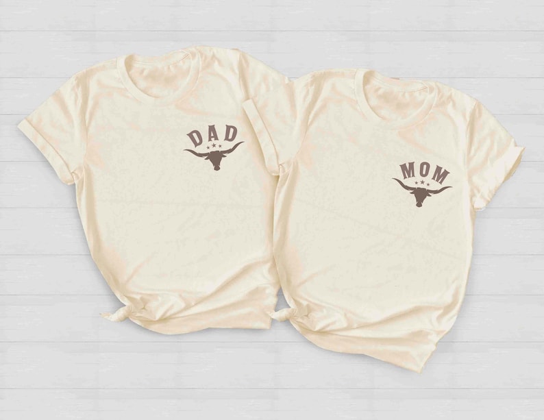 My First Rodeo Birthday Family Matching Shirt, 1st Rodeo Western Farm Theme Birthday Party Shirt, Mama Daddy Tee, Cowboy Cowgirl Bday Tee 画像 1