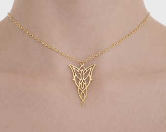 Arwen Abendstern Kette - Elvish Schmuck Geschenk-Chocker Halskette
