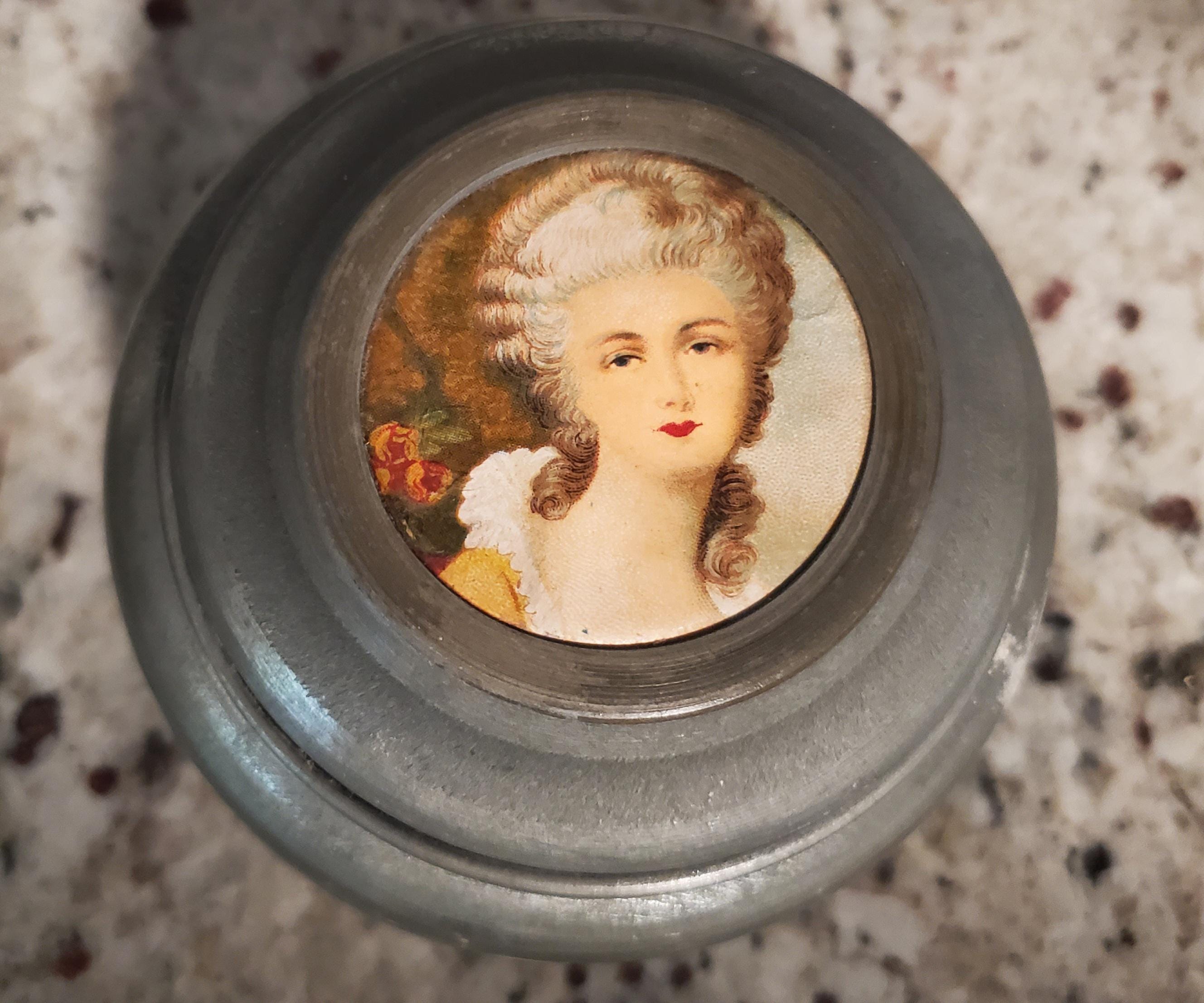 Antique Powder Music Box - Etsy