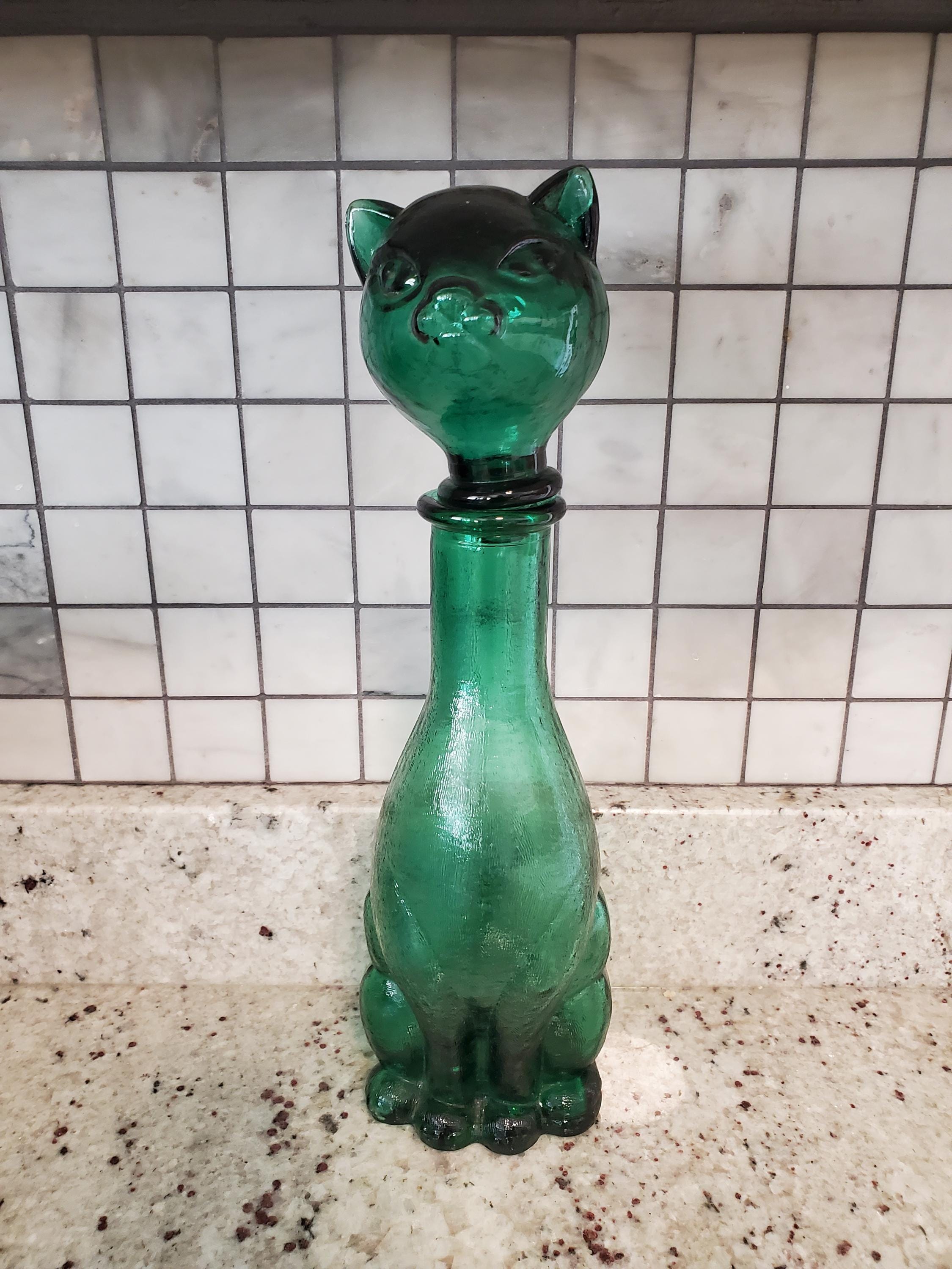 Italian Cat Decanter - Etsy