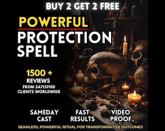 Powerful Protection Spell| SHIELD Hexes | Defend | Safety | Security | Banish | Negative | Energy | Block Evil Spirits | Demons