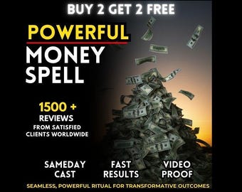 MONEY SPELL | WEALTH | Prosperity | Abundance | Riches | Fortune ...