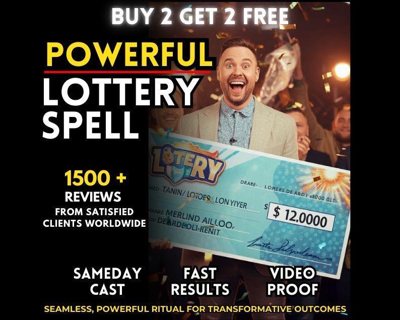 LOTTERY SPELL | WIN Big | Jackpot | Luck | Fortune | Wealth | Prosperity | Abundance | Success | Money | Riches | Winning