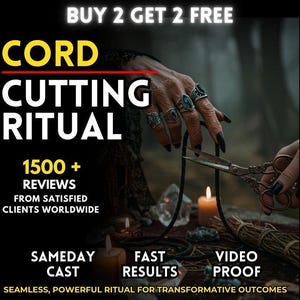 Same hour Banish CUTTING RITUAL | Cut Cords Spell | Third Party Banish | Get Over Ex | Banishment  | Break Up Spell | Spiritual Freedom