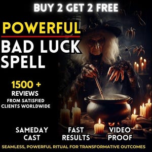 STARKE BADLUCK ZAUBER | Feind Hex | Karmische Rache | Fluch Zauber | Schnelle Ergebnisse | Rache-Ritual | Rachezauber