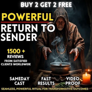 Fast BACK TO SENDER Spell | Return to Sender | Reverse Curse | Hex Reversal | Energy Reflection | Evil Eye Protection