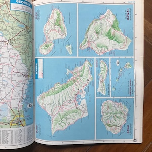 Atlas Road Map Cover - Etsy