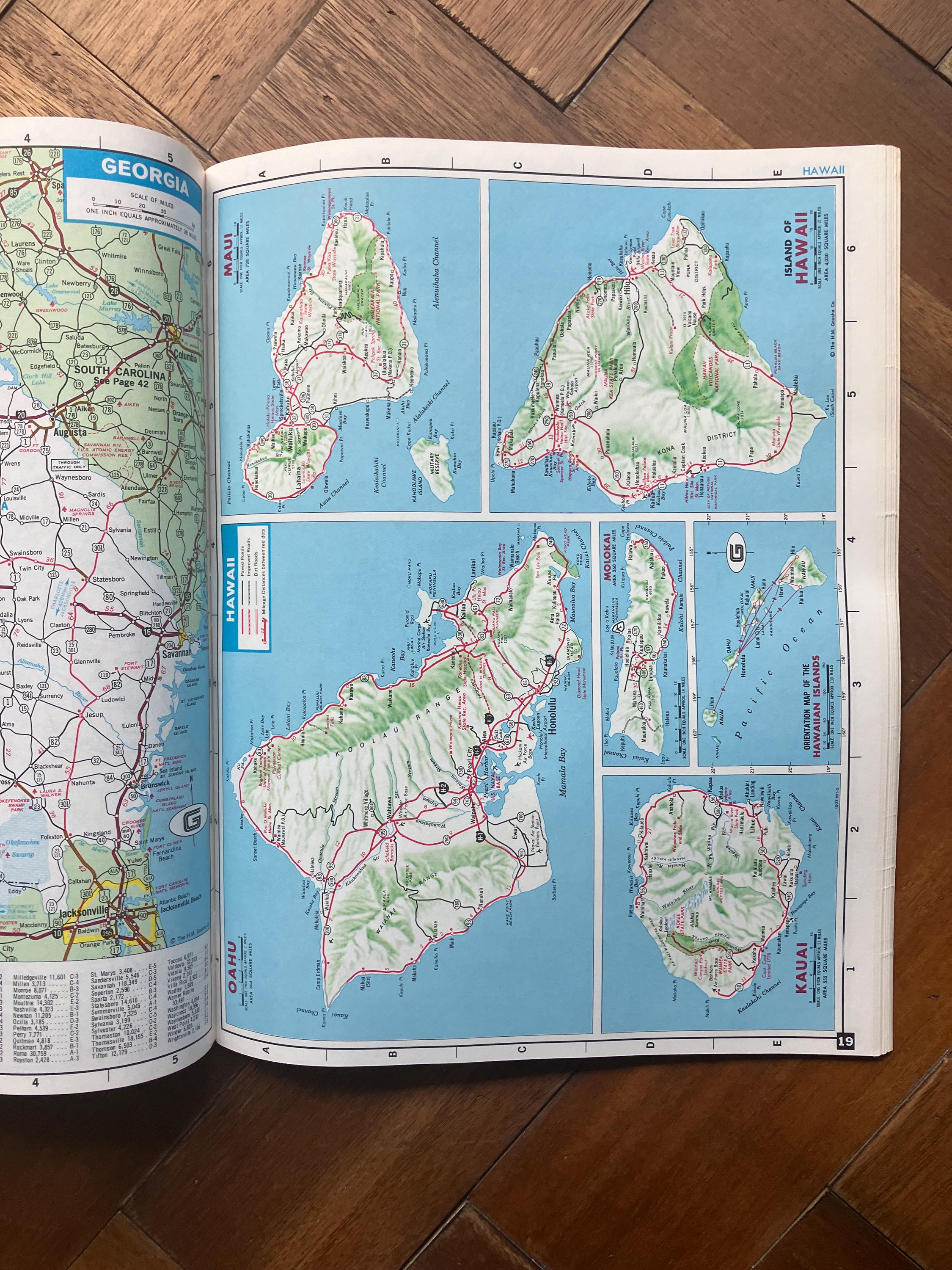 Atlas Road Map Cover - Etsy