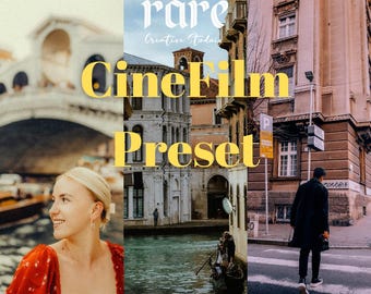 CineFilm Preset - Mobile & Desktop Lightroom Presets l Cinematic l Film