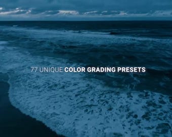 77 個のシネマティック LUT プリセット - Premiere Pro - Davinci Resolve - Final Cut - カラーグレーディング