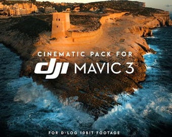 DJI Mavic 3 LUT Pack: 10bit D-Log Cinematic Video Presets